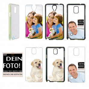 2D Hülle für Samsung galaxy Note 3 Neo 7505 Hard case mit Foto und Text zum selbst gestalten.