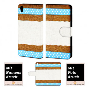 One Plus X Muster Handy Tasche Hülle Foto Bild Druck