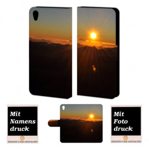 One Plus X Sonnenaufgang Handy Tasche Hülle Foto Bild Druck