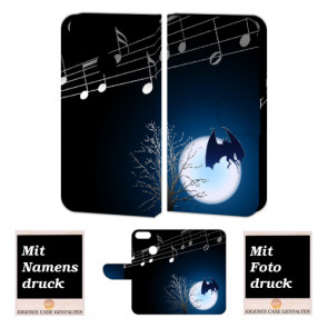 One Plus 5t Personalisierte Handy Hülle mit Fledermaus- Mond + Foto Druck 