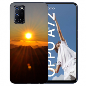 Oppo A52 / A72 / A92 TPU Handy Hülle mit Fotodruck Sonnenaufgang