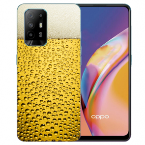 Silikon TPU Case Hülle für Oppo A94 (5G) mit Fotodruck Bier