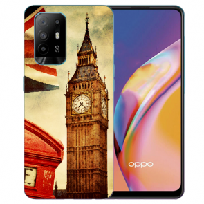 Silikon TPU Case Hülle für Oppo A94 (5G) mit Fotodruck Big Ben London