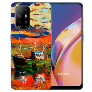 Silikon TPU Case Hülle mit Fotodruck Gemälde für Oppo A94 (5G)