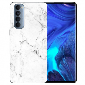 TPU Handyhülle selbst gestalten mit Bilddruck Marmoroptik für Oppo Reno 4 Pro (4G) 