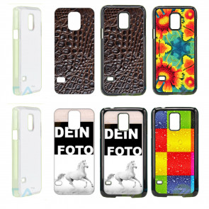 Samsung Galaxy S5 G900F Handyhülle Hard Case mit Fotodruck selbst gestalten