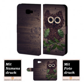 Individuelle Handyhülle mit Kaffee Eule Fotodruck für Samsung Galaxy C7 
