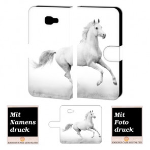 Handyhülle Tasche für Samsung Galaxy A3 2016 mit Pferd Fotodruck