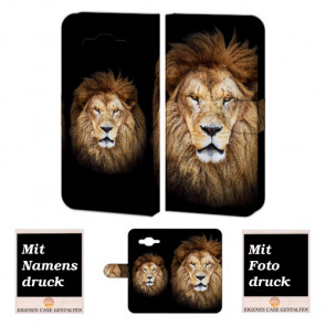 Personalisierte Handy Hülle für Samsung Galaxy J1 mit Löwe Fotodruck 
