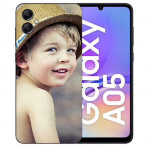 Samsung Galaxy A05 Personalisierte Handyhülle Silikon Back Case mit Foto