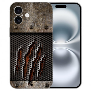TPU Etui Personalisierte Handy Schale für iPhone16 Plus Monster-Kralle Bilddruck 