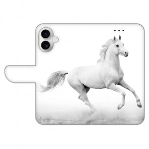 Personalisierte Schutzhülle Fotodruck Pferd für iPhone 16 Plus Backcover