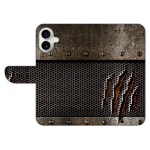 Personalisierte Handytasche Schutzhülle für iPhone 16 Case Bilddruck Monster-Kralle 