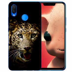 Schutzhülle Huawei Nova 3i Silikon TPU mit Leopard Namen Bilddruck