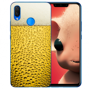 Huawei P Smart Plus Personalisierte Silikon TPU Hülle mit Bilddruck Bier