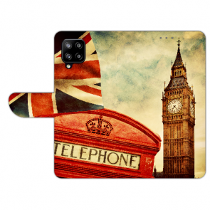 Sideflip Tasche Case für Samsung Galaxy A22 (4G) Big Ben London Bilddruck 