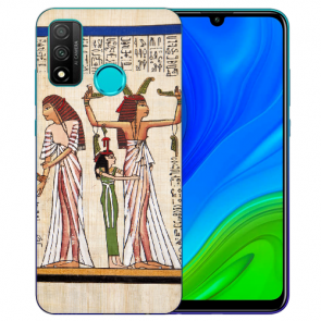 Huawei P Smart 2020 TPU Hülle mit Fotodruck Götter Ägyptens Etui