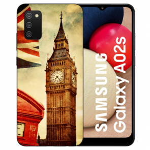 Silikon TPU Backcover Bilddruck Big Ben London für Samsung Galaxy A03s Etui