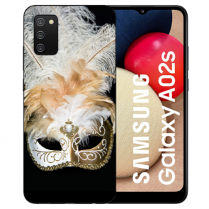 individuelle Schutzhülle mit Foto Bild für Samsung Galaxy A02S Venedig Maske