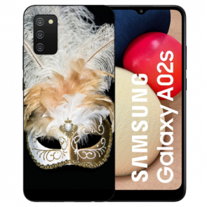 Silikon TPU Backcover für Samsung Galaxy A03s Bilddruck Venedig Maske  