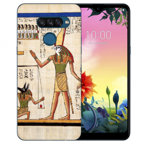 individuelle Schutzhülle mit Foto Bild für LG K50s Götter Ägyptens