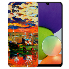 TPU Silikon Hülle mit Bilddruck Gemälde für Samsung Galaxy A22 (5G) 