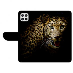 Samsung Galaxy A22 (5G) Personalisierte Handyhülle mit Leopard Bilddruck