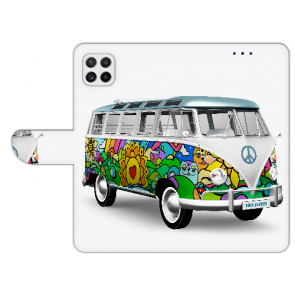 Handy Schutzhülle für Samsung Galaxy A22 (5G) mit Fotodruck Hippie Bus