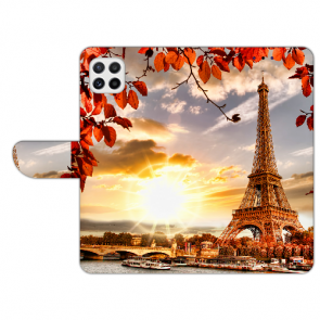 Handy Schutzhülle mit Fotodruck Eiffelturm für Samsung Galaxy A22 (5G)