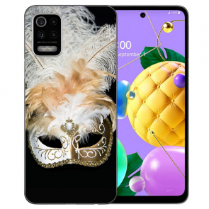 LG K52 Schutzhülle Handy Hülle Silikon TPU mit Fotodruck Venedig Maske