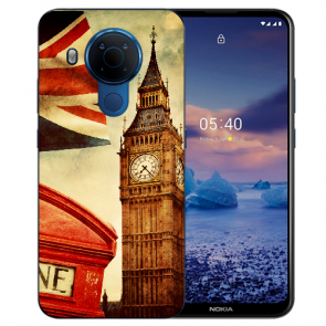 Nokia 5.4 Schutzhülle Silikon TPU Handy Hülle mit Fotodruck Big Ben London