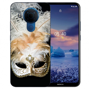 Nokia 5.4 Schutzhülle Silikon TPU Handy Hülle mit Fotodruck Venedig Maske