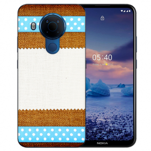 Nokia 5.4 Schutzhülle Silikon TPU Handy Hülle mit Muster Fotodruck Etui