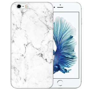 iPhone 6 / iPhone 6S Handy TPU Hülle mit Fotodruck Marmoroptik