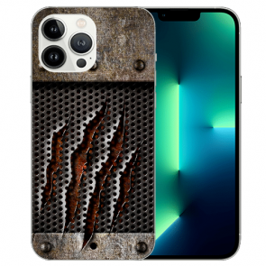  iPhone 13 Pro Handy Schutzhülle Silikon TPU mit Monster-Kralle Fotodruck 