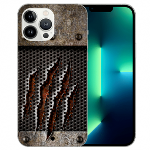 Silikon Schutzhülle Cover Case Fotodruck Monster-Kralle Etui für iPhone 14 Pro Max