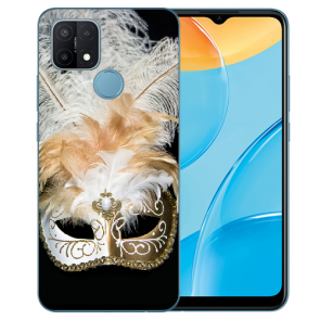 Oppo A15 Silikon TPU Handy Tasche Hülle mit Fotodruck Venedig Maske