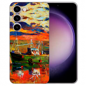 Schutzhülle Silikon TPU Handy Schale für Samsung Galaxy S23 (5G) Gemälde Fotodruck 