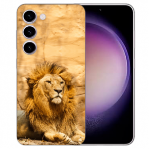 Silikon Schutzhülle Cover für Samsung Galaxy A56 (5G) Etui Handyhülle Fotodruck Löwe 