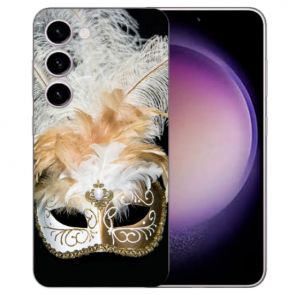 Silikon Handy Schutzhülle TPU Foto Bilddruck Venedig Maske für Samsung Galaxy S24 (5G) 