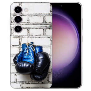 Handy Schutzhülle TPU für Samsung Galaxy S23 (5G) mit Boxhandschuhe Bilddruck 