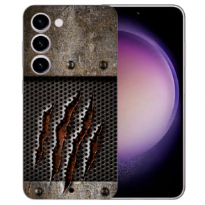 Silikon Schutzhülle Cover Case für Samsung Galaxy S23 (5G) mit Monster-Kralle Bilddruck 