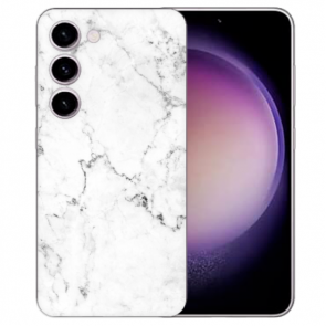 TPU Silikon Schutzhülle Handy für Samsung Galaxy S24 (5G) Bilddruck Marmoroptik Cover Case 