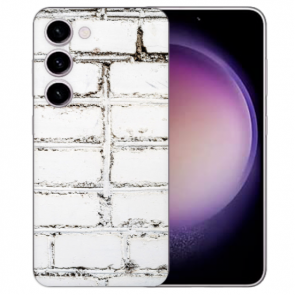 TPU Handy Hülle Cover Fotodruck Weiße Mauer für Samsung Galaxy S23 Plus (5G)