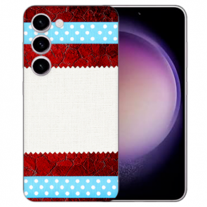 Silikon TPU Fotohülle Cover Case Bilddruck Muster für Samsung Galaxy S24 (5G) Cover Etui