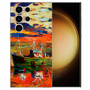 Schutzhülle TPU Handy Cover Fotodruck Gemälde für Samsung Galaxy S23 Ultra (5G) 