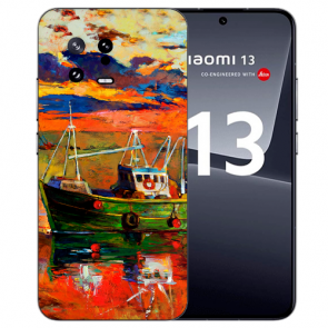 Individuelle Handy Hülle TPU mit eigenem Bilddruck Gemälde für Xiaomi 13 (5G)
