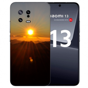 individuelle Schutzhülle mit eigenem Fotodruck Sonnenaufgang für Xiaomi 13 (5G)