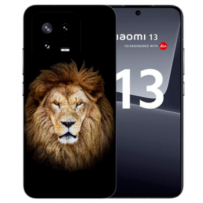 Schutz Case mit eigenem Fotodruck Löwenkopf für Xiaomi 13 (5G) 