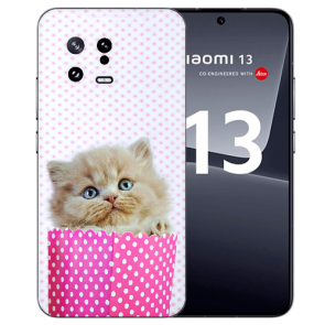 individuelle Hülle mit eigenem Fotodruck für Xiaomi 13 (5G) Case Kätzchen Baby 